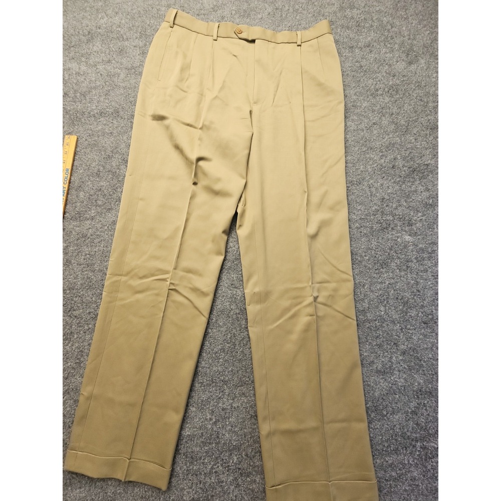 Brooks Brothers 1818 Madison Mens Size 38x34 100% Wool Dress Pants